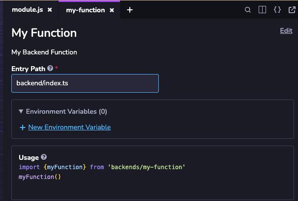 BackendFunctionEntryPath