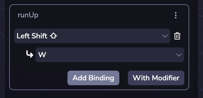 Input Manager Add Modifier