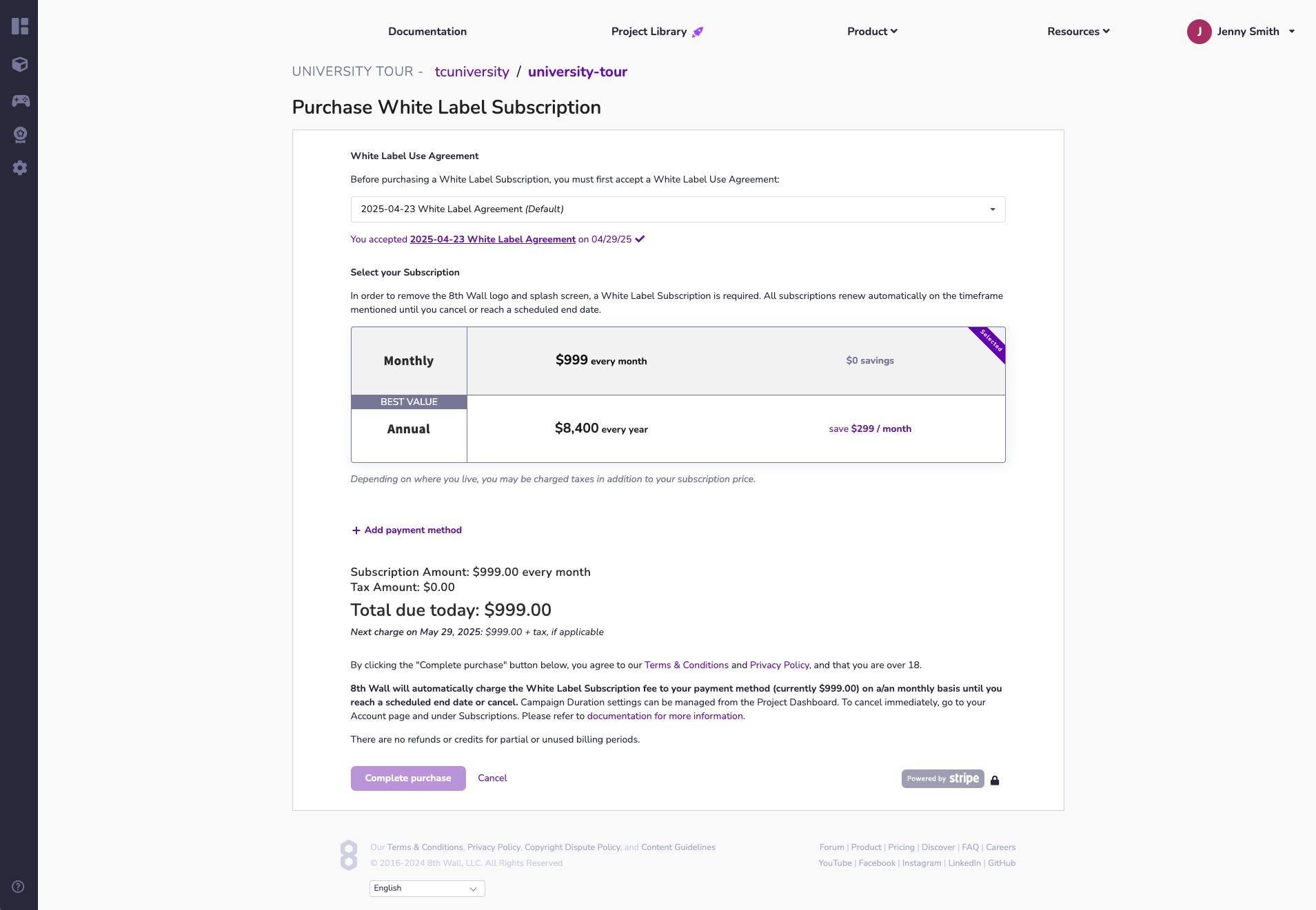 SubscriptionPaymentMethod