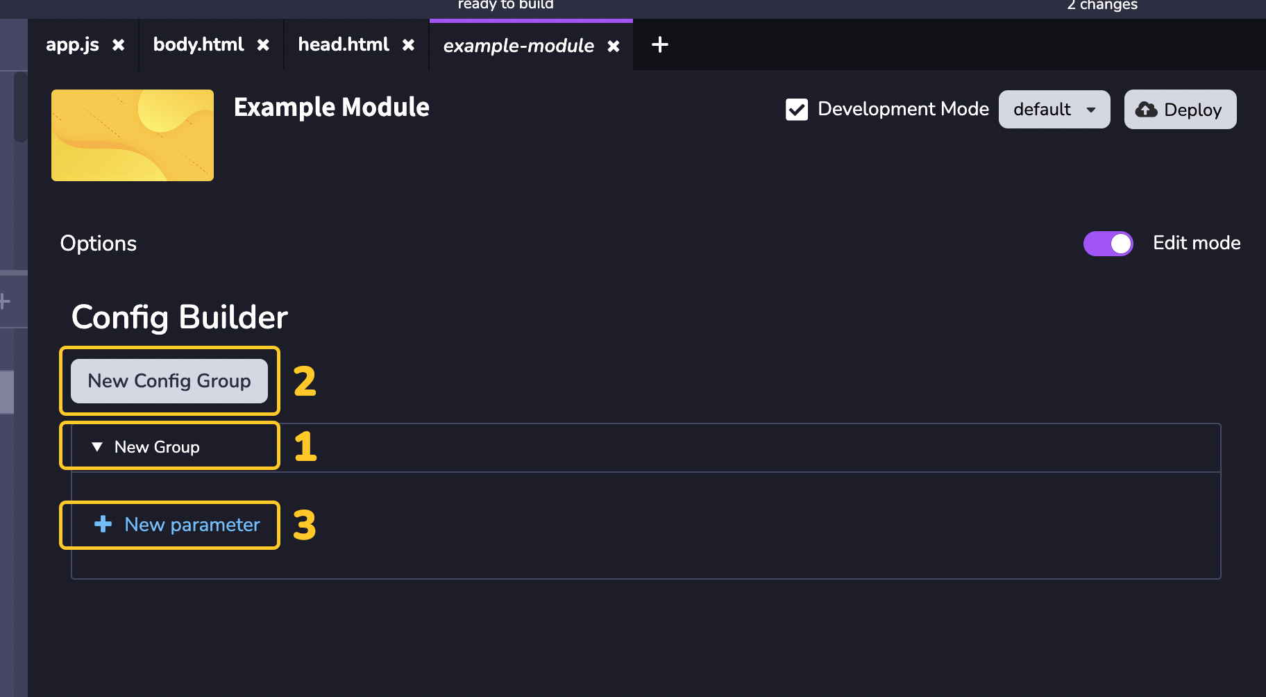 ModulesConfigBuilder