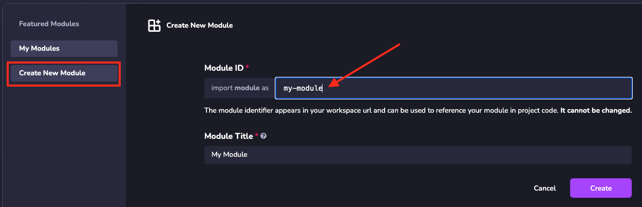 ModuleId